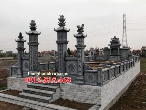 30 Mẫu khu lăng mộ đá gia đình dòng họ - Nghĩa trang dòng họ