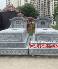 Mẫu mộ đôi để tro cốt đẹp bán tại Đồng Tháp – Bán mộ đá tại Đồng Tháp