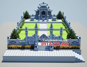 Thiết kế kiến trúc nghĩa trang gia đình dòng họ - Kiến trúc khu lăng mộ