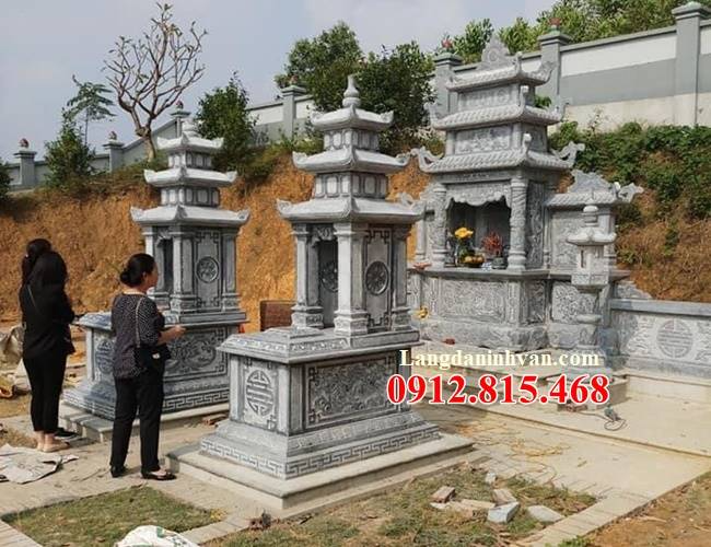 Giá lăng mộ đá tại cơ sở đá mỹ nghệ Ninh Vân, Ninh Bình