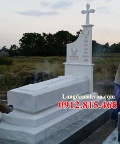 88 Mẫu mộ công giáo đá đẹp bán tại Vĩnh Phúc - Kiểu mộ công giáo 