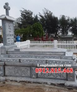98 Mẫu mộ công giáo bằng đá đẹp bán tại Bắc Giang - Mộ người theo đạo