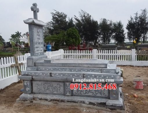 98 Mẫu mộ công giáo bằng đá đẹp bán tại Bắc Giang - Mộ người theo đạo