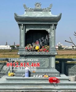 Mẫu lăng mộ đá gia đình xây đơn giản đẹp chuẩn phong thủy bán tại Hà Tĩnh