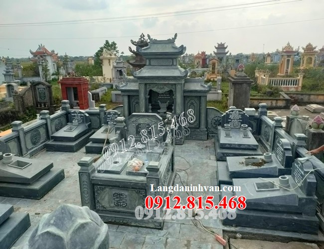 Mẫu mộ cải táng, sang cát, hỏa táng, để tro cốt trong khu lăng mộ nghĩa trang gia đình xây đơn giản đẹp bán tại Nam Định