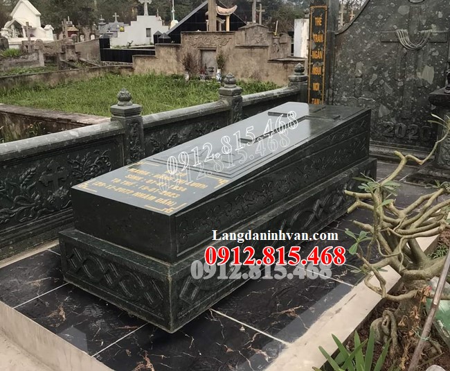 Mẫu mộ công giáo, bia mộ đạo xây đơn giản đẹp chuẩn phong thủy bán tại Thái Nguyên