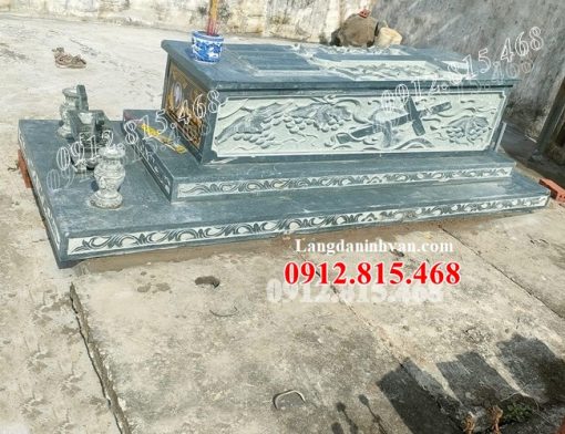 Mẫu mộ công giáo, mộ đạo thiên chúa xây đơn giản đẹp bán tại Thái Bình