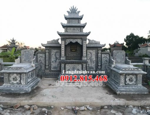 Mẫu mộ đá bành đẹp bán tại Hà Nam, Hưng Yên - Mộ đá hậu bành đẹp