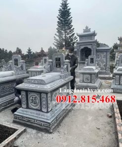 Mẫu mộ đá bành đẹp bán tại Nam Đinh, Thái Bình - Mộ đá bành đẹp