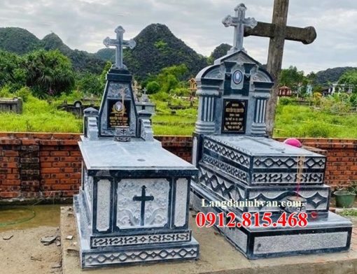 Mẫu mộ đá công giáo đẹp bán tại Nghệ An 27 – Mộ đạo tại Nghệ An