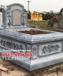 Mẫu mộ đá đẹp không mái bán tại Phú Thọ 19 - Mộ đá đẹp tại Phú Thọ