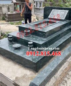 Mẫu mộ đá đơn giản đẹp bán tại Quảng Ninh 14QN – Mộ đá Quảng Ninh