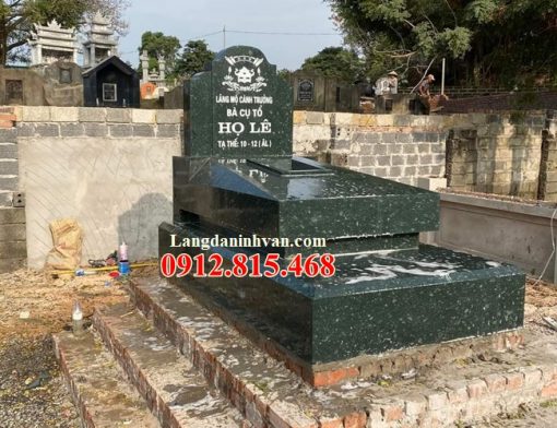 Mẫu mộ đá không mái đẹp bán tại Bắc Giang 98 - Mộ đá Bắc Giang đẹp