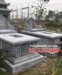 Mẫu mộ đá không mái đẹp bán tại Nam Định 18 - Mộ đá đẹp tại Nam Định