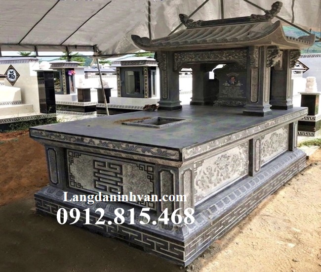 Mẫu mộ đá một mái đẹp bán tại Lâm Đồng 49LĐ – Mộ đá tại Lâm Đồng
