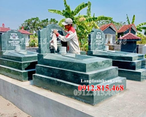 Mẫu mộ đá tam cấp đẹp bán tại Phú Thọ 19PT – Mộ đá đẹp tại Phú Thọ