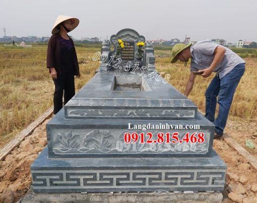 Mẫu mộ đá tam cấp đẹp bán tại Thái Nguyên 20TN – Mộ đá Thái Nguyên