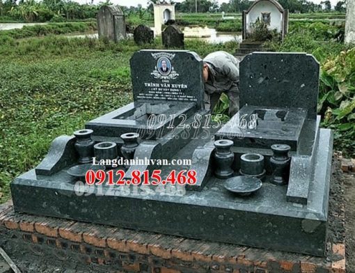 Mẫu mộ đôi, lăng mộ đôi đơn giản đẹp bán tại Quảng Ninh