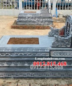 Mẫu mộ đôi tam cấp đơn giản đẹp bán tại Phú Thọ