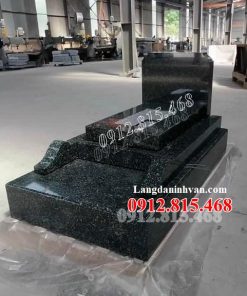 Mẫu mộ tam cấp đá hoa cương, đá granite đẹp bán tại Thái Nguyên