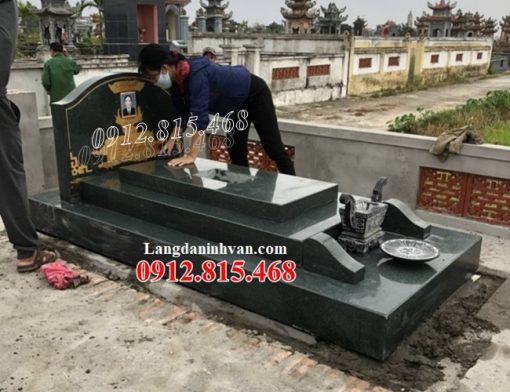 Mẫu mộ tam cấp đá hoa cương đẹp nhất bán tại Thừa Thiên Huế