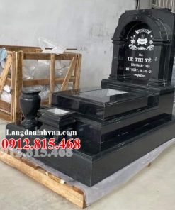 Mẫu mộ tam cấp đá hoa cương, granite đẹp bán tại Quảng Bình