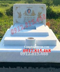 Mẫu mộ thai nhi, người mất trẻ đá trắng đơn giản đẹp bán tại Thái Bình