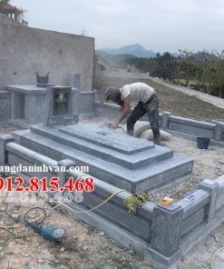 Mẫu mộ tươi, mộ chôn không bốc, mộ hung táng, mộ địa táng, mộ an táng 1 lần, mộ nhất táng xây tam cấp đơn giản đẹp bán tại Quảng Ninh