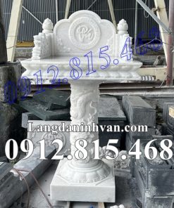 Mẫu bàn thờ thiên thờ ngoài trời đẹp bán tại Hà Nội - Cây hương đá trắng đẹp tại Hà Nội