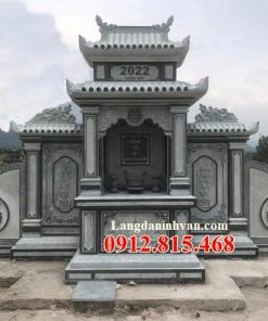 Mẫu lăng am thờ đá đẹp khu lăng mộ gia đình đá tại Kiên Giang 683