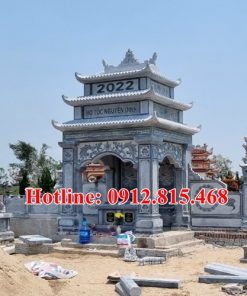 Mẫu lâu thờ, lầu thờ chung khu lăng mộ, nghĩa trang gia đình, gia tộc đẹp bán tại Bình Định