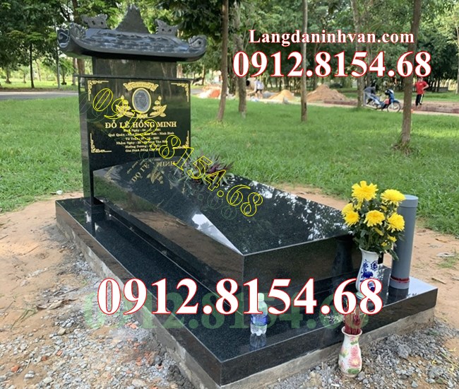 Mẫu mộ đẹp đá hoa cương granite nguyên khối bán tại Vĩnh Long - Nhà mồ đá đẹp tại Vĩnh Long