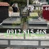 Mẫu mộ đá đôi hoa cương đẹp 010 - Mộ đá granite nguyên khối