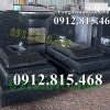 Mẫu mộ đá hoa cương đẹp thiết kế tam cấp đơn giản hiện đại – Bia mộ đá granite