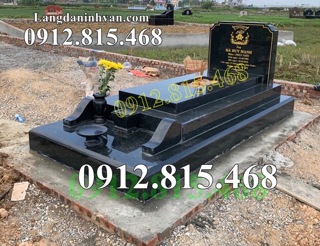 Mẫu mộ đá hoa cương kim sa Ấn Độ đẹp – Địa chỉ bán mộ đá granite kim sa