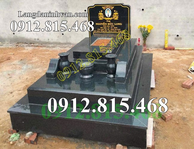 Mộ đá hoa cương kim sa Ấn Độ đẹp nhất xây kích thước hợp phong thủy - Mộ đá công viên nghĩa trang