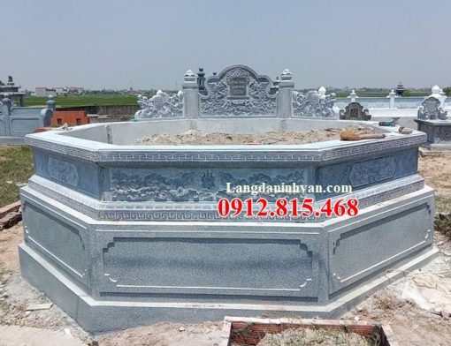 Bán mẫu mộ đá lục giác đẹp toàn quốc 04 – Mộ lục lăng đẹp