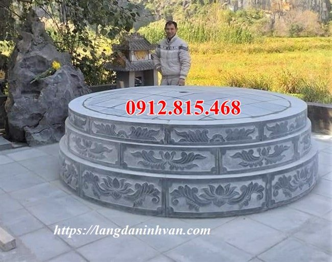 Địa chỉ bán, xây mộ tròn đá uy tín, chất lượng giá rẻ tại Lâm Đồng