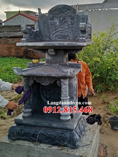 Mẫu miếu thờ bán thiên địa đá xanh đẹp bán tại Đắk Nông, Đắk Lắk