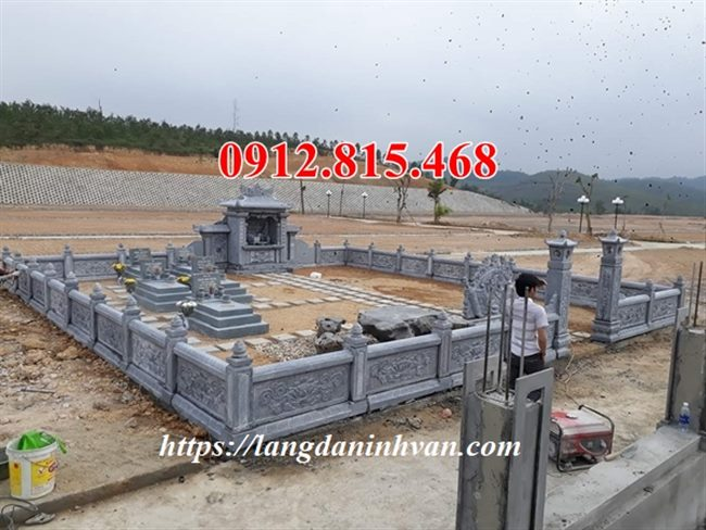 Báo giá bán và xây khu lăng mộ đá đẹp tại Thừa Thiên - Huế