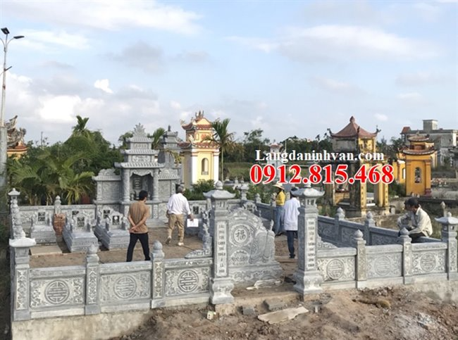 Bán và lắp đặt mẫu Am thờ đá lăng mộ gia đình đơn giản đẹp ở Quảng Bình