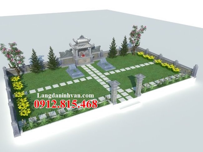 lăng mộ bằng đá tại Quảng Bình đẹp