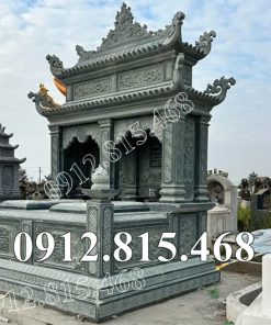 Mẫu mộ đôi đá xanh rêu đẹp bán tại Thái Nguyên - Mộ đá đẹp tại Thái Nguyên