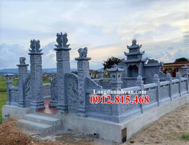 Giá xây khuôn viên khu lăng mộ đá tại Nam Định