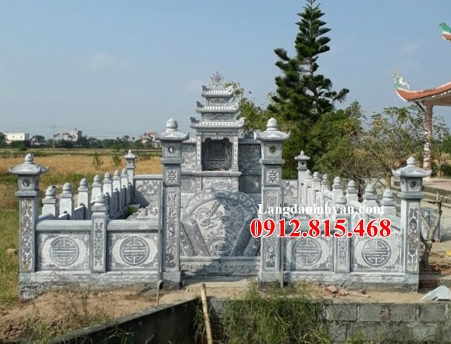 Mẫu thiết kế khuôn viên khu lăng mộ, nghĩa trang gia đình, dòng họ tại Phú Thọ