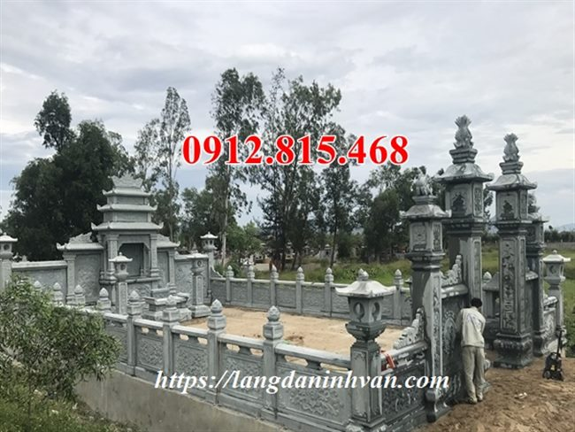 mẫu khu lăng mộ bằng đá đẹp nhất tại Khánh Hoà