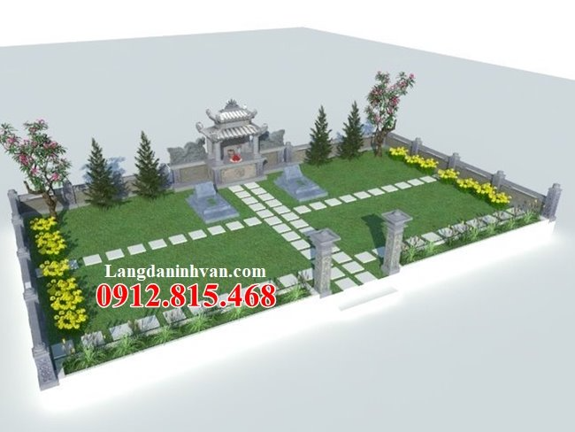 Lăng mộ đá granite đẹp Ninh Bình