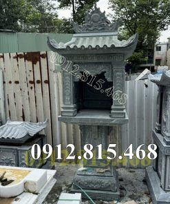 Mẫu am thờ ngoài trời đá xanh rêu đẹp bán tại Tiền Giang - Trang miếu thờ ngoài trời tại Tiền Giang