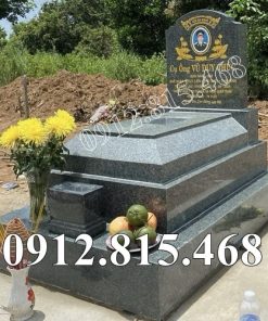 Mẫu bia mộ đá hoa cương đơn giản đẹp bán tại Gia Lai - Chụp mộ đá đẹp tại Gia Lai