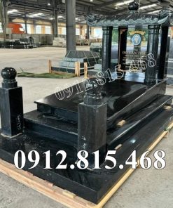 Mẫu mộ đá hoa cương Kim Sa Ấn Độ đẹp bán tại Gia Lai - Mộ đá khối tại Gia Lai